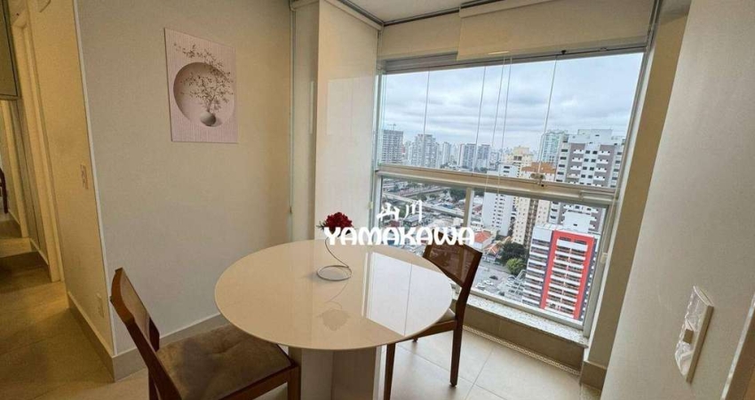 Apartamento com 1 dormitório para alugar, 40 m² por R$ 3.900,00/mês - Tatuapé - São Paulo/SP