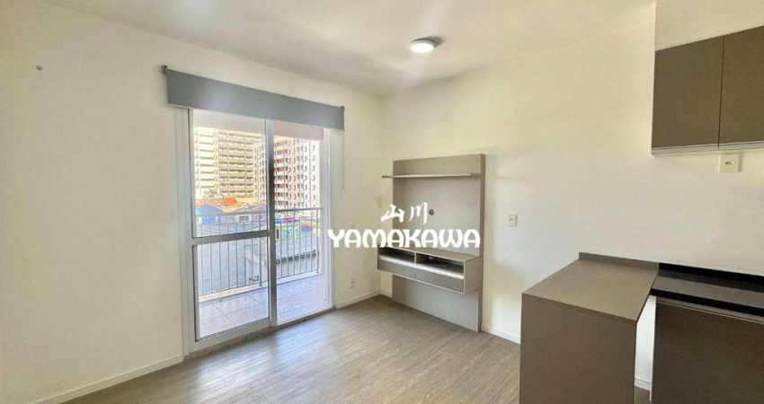 Apartamento com 1 dormitório, 27 m² - venda por R$ 350.000,00 ou aluguel por R$ 1.991,00/mês - Tatuapé - São Paulo/SP