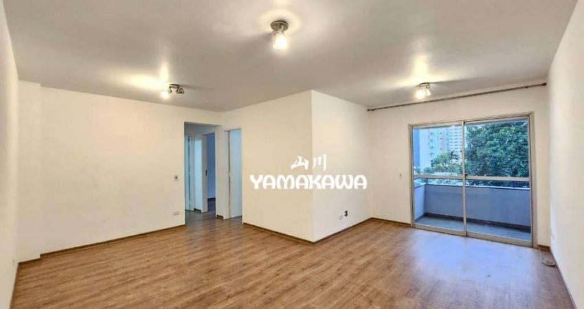 Apartamento com 3 dormitórios para alugar, 85 m² por R$ 5.054,00/mês - Tatuapé - São Paulo/SP