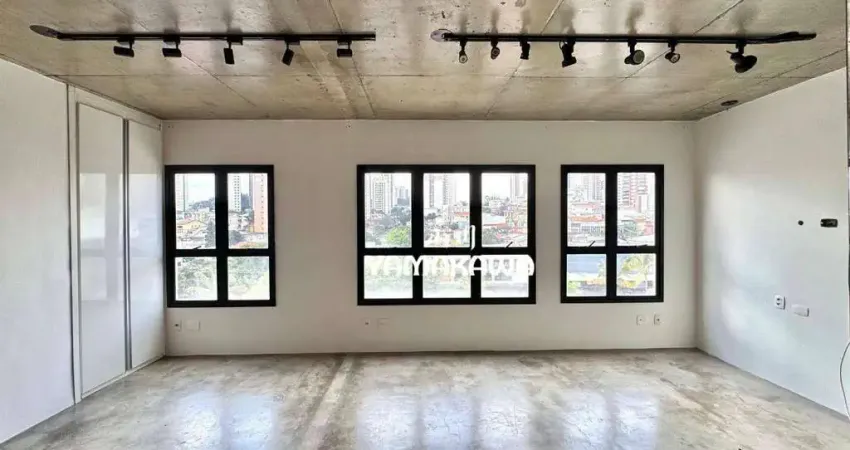 Apartamento com 1 dormitório para alugar, 70 m² por r$ 4.090,00/mês - jardim anália franco - são paulo/sp