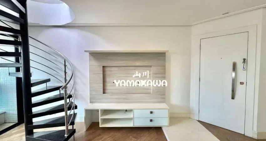 Cobertura com 3 dormitórios à venda, 208 m² por r$ 1.650.000,00 - jardim anália franco - são paulo/sp