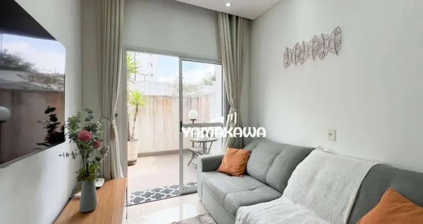 Apartamento garden com 2 dormitórios à venda, 71 m² por r$ 410.000,00 - aricanduva - são paulo/sp