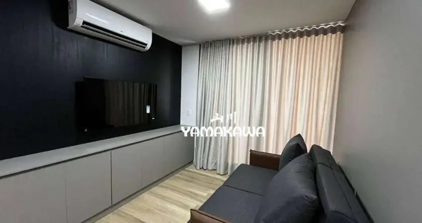 Apartamento com 1 dormitório para alugar, 41 m² por r$ 6.021,00/mês - tatuapé - são paulo/sp