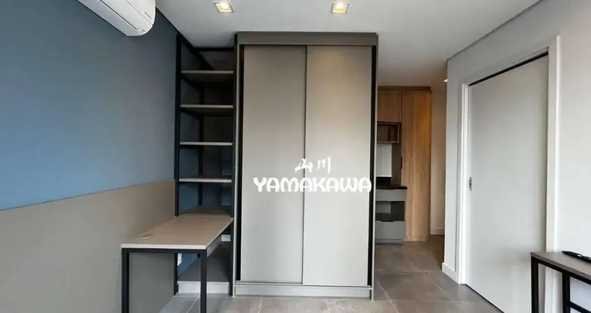 Apartamento com 1 dormitório para alugar, 26 m² por r$ 3.823,00/mês - tatuapé - são paulo/sp