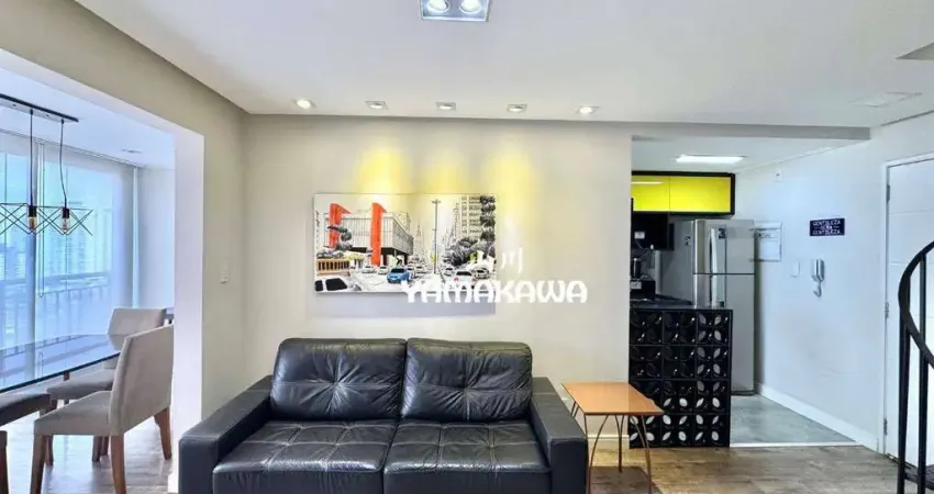 Apartamento duplex com 2 dormitórios à venda, 105 m² por r$ 1.000.000,00 - tatuapé - são paulo/sp