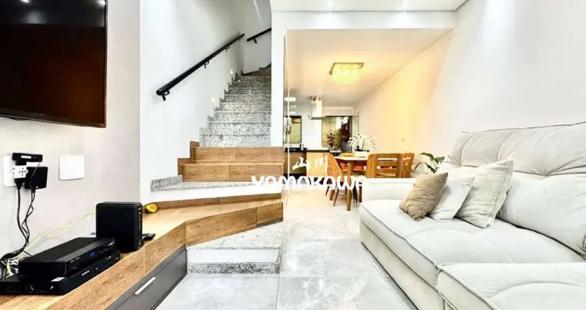 Sobrado com 2 dormitórios para alugar, 90 m² por r$ 4.000,00/mês - aricanduva - são paulo/sp