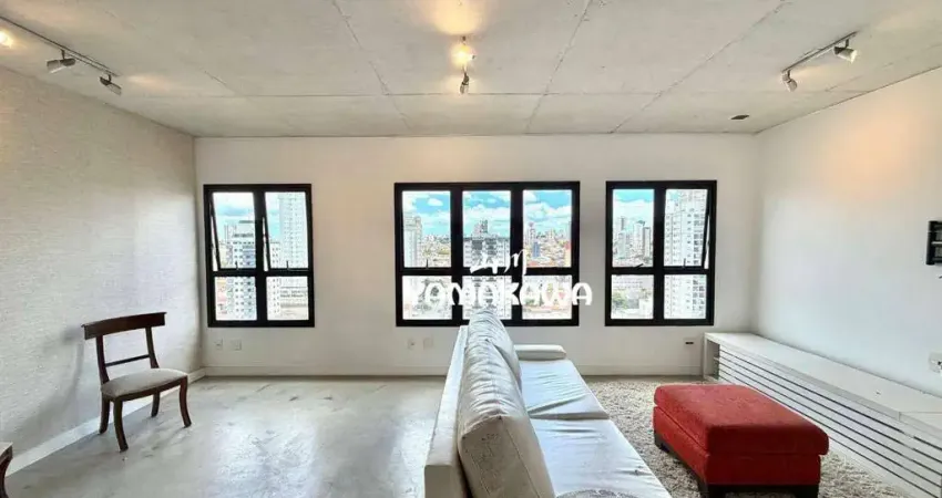 Apartamento com 1 dormitório para alugar, 70 m² por r$ 4.995,00/mês - jardim anália franco - são paulo/sp