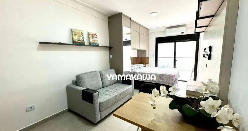 Apartamento com 1 dormitório para alugar, 24 m² por r$ 2.700,00/mês - tatuapé - são paulo/sp