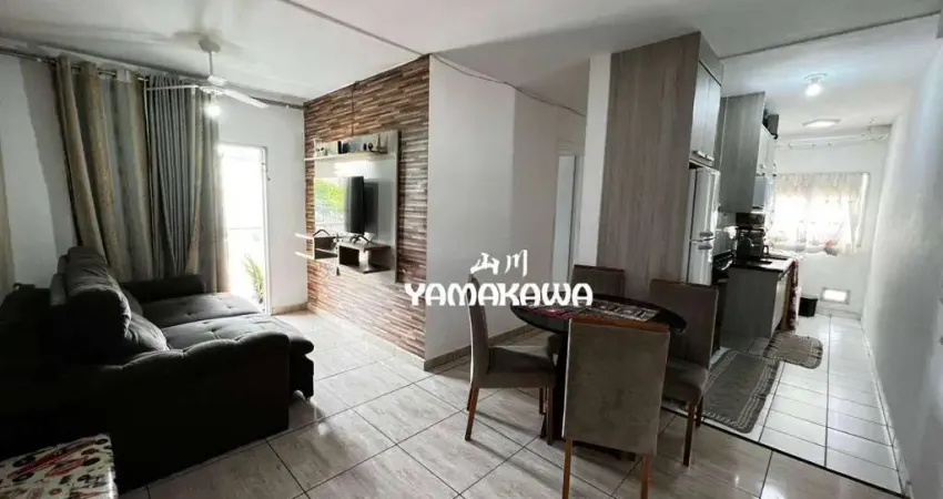 Apartamento com 2 dormitórios para alugar, 55 m² por r$ 1.807,27/mês - vila curuçá - são paulo/sp