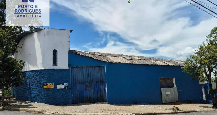 Barracão, 459 m² - venda por r$ 1.250.000,00 ou aluguel por r$ 9.298,59/mês - parque são quirino - campinas/sp