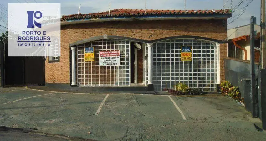 Casa, 142 m² - venda por r$ 600.000,00 ou aluguel por r$ 3.695,00/mês - vila nogueira - campinas/sp