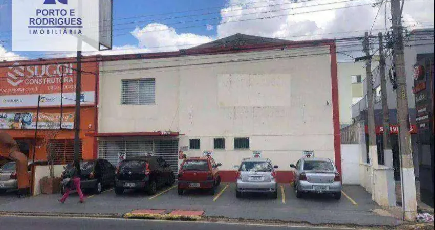 Barracão para alugar, 320 m² por r$ 14.220,00/mês - jardim do lago - campinas/sp