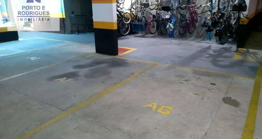 Apartamento com 2 dormitórios , garagem e sacda , à venda por r$ 270.000 - jardim três marias - guarujá/sp