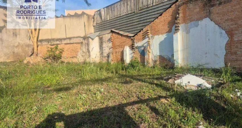 Terreno av.abolição de esquina 515ms2, a venda por r$ 950 mil, tratar cel(19)99112.7496 .