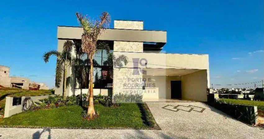 Casa térrea de alto padrão à venda no condomínio santorini – camb1 - paulínia/sp