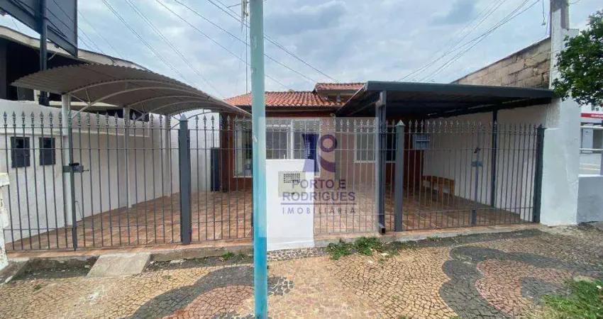 Casa com 1 dormitório para alugar, 80 m² por r$ 1.580/mês - vila nova - campinas/sp