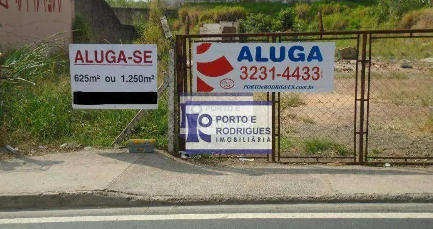 Terreno para alugar, 1250 m² por r$ 5.514,00/mês - cidade satélite íris - campinas/sp