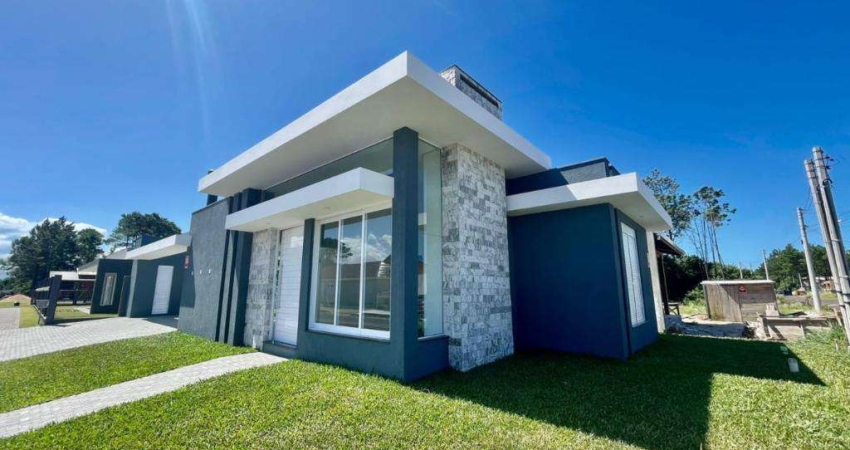 Casa 03 Dorm à venda no Bairro CAPÃO NOVO com 95 m² de área privativa - 2 vagas de garagem