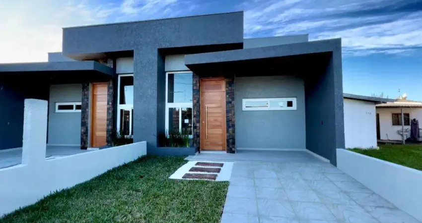 Casa geminada 2 dorm à venda no bairro nova guarani com 80 m² de área privativa - 1 vaga de garagem