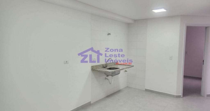 Apartamento com 2 Quartos e 1 banheiro, sem vaga na Moóca, São Paulo - SP