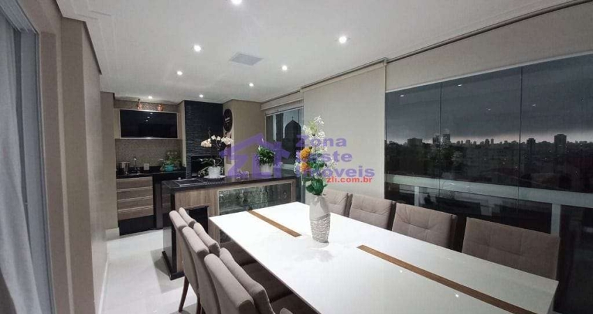 Apartamento com varanda gourmet, à venda-Vereda Carrão