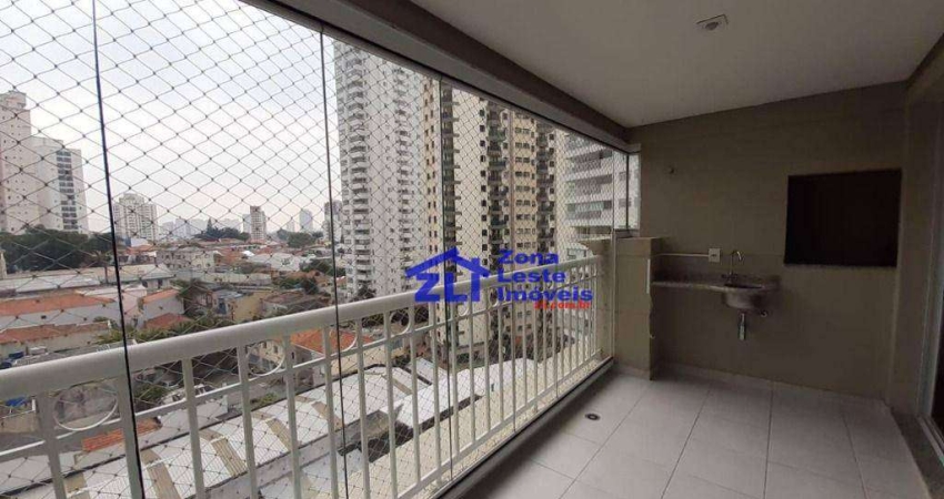 Apartamento com 3 dormitórios para alugar, 91 m² por R$ 5.091,00/mês - Mooca - São Paulo/SP