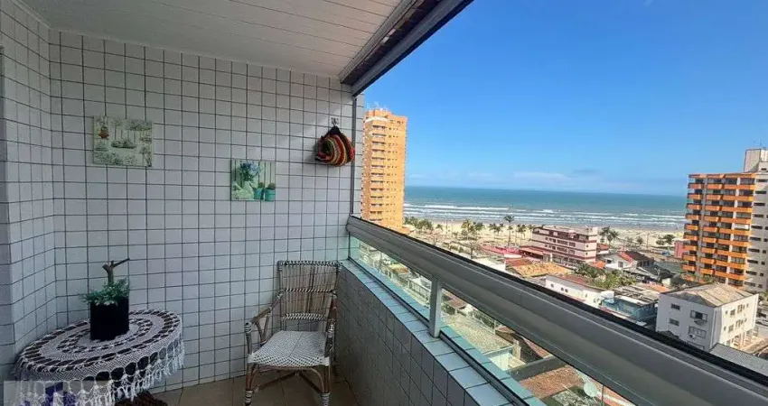 Apartamento à venda na ocian, 1 dormitório, vista para o mar e lazer com piscina