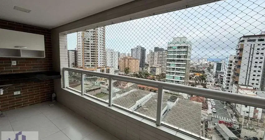 Apartamento no canto do forte com sacada gourmet e lazer completo