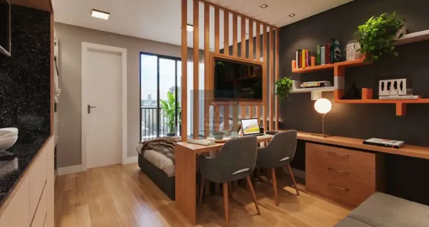 Studio à venda no bacacheri – próximo à base aérea. ideal para morar ou investir . entrega 09/27.