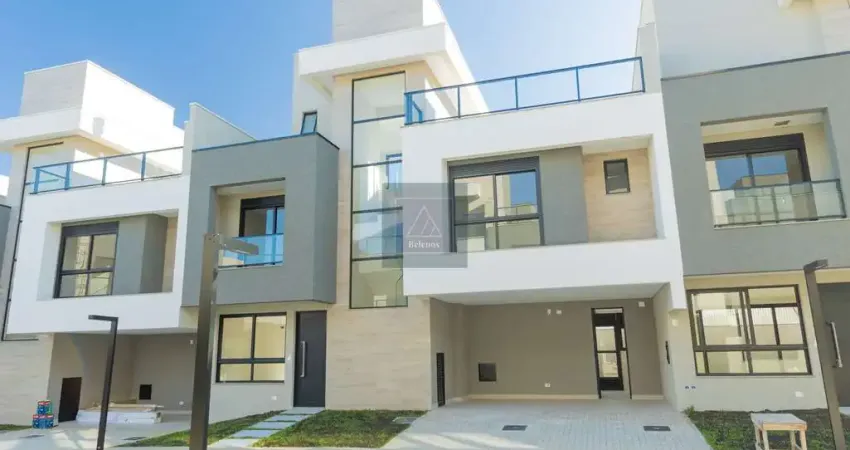 Santa felicidade - sobrado em condomínio fechado. 3 suítes. 2 vagas. 169 m² privativos.