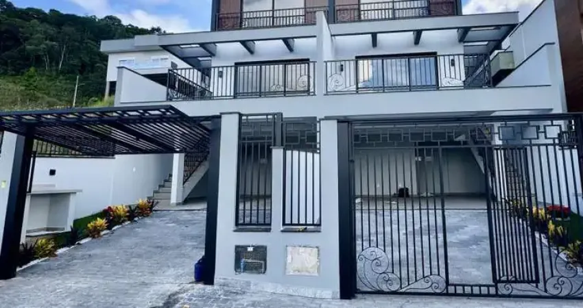 Sobrado para venda em palhoça, são sebastião, 3 dormitórios, 2 suítes, 3 banheiros, 2 vagas