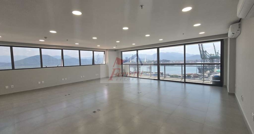 Sala Comercial com 92,93m² pronta para trabalhar em Valongo, Santos/SP