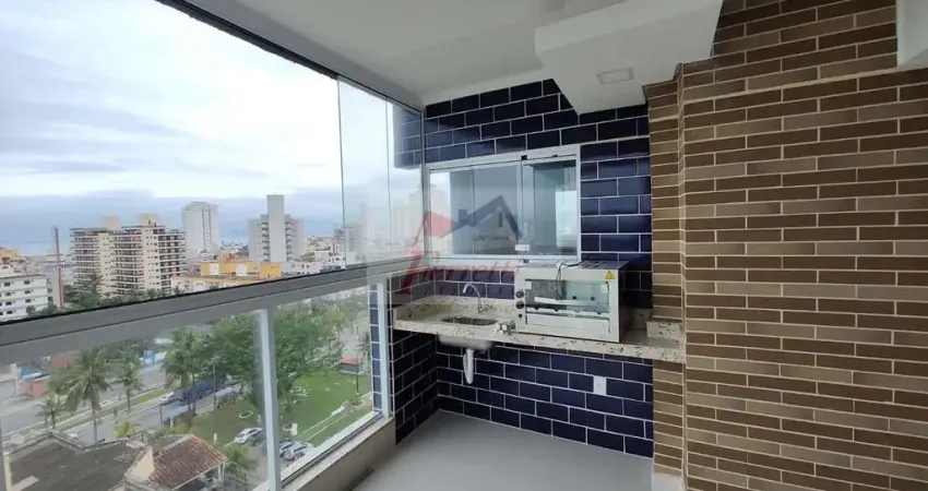 Apartamento com 2 dormitórios ao lado da UNOESTE em Enseada, Guarujá/SP