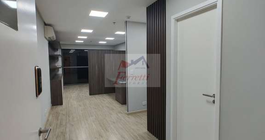 Sala comercial com 42m² para locação em Valongo-Santos-SP