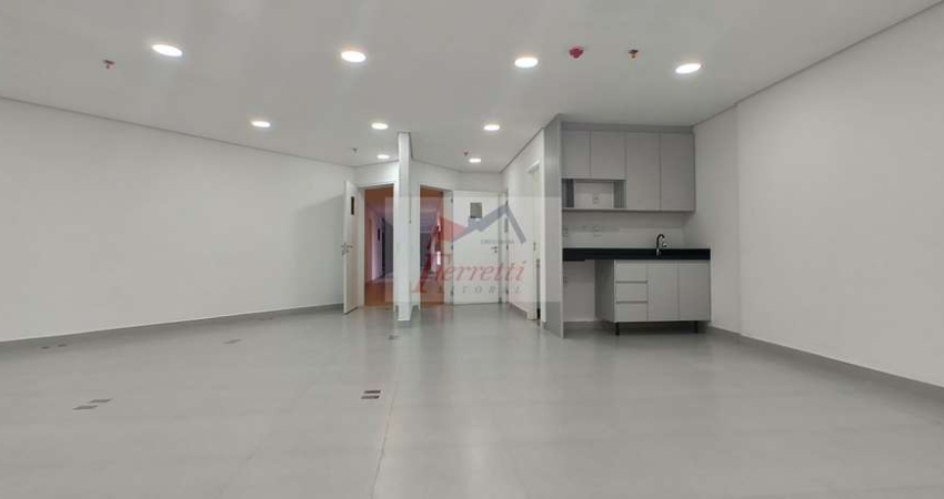 Sala comercial com 111m²  Em edifício em Valongo, Santos/SP