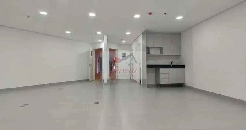 Sala comercial com 111m²  Em edifício em Valongo, Santos/SP