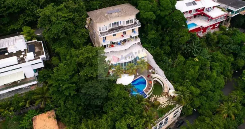 Casa alto padrão com 11 suítes á venda no condomínio península - guarujá/sp