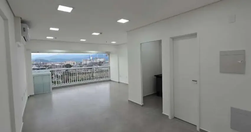 Sala comercial com 41m² para locação, em Vila Mathias, Santos/SP
