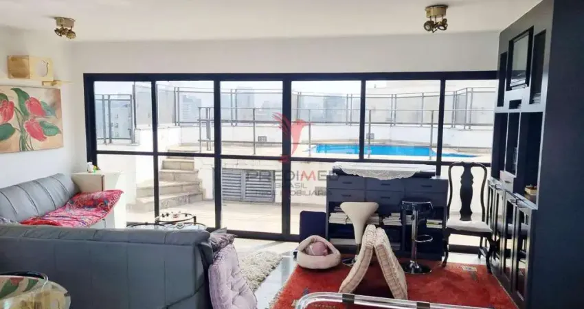 Cobertura duplex com 360 mts2, á venda na vila mariana, piscina ptivativa