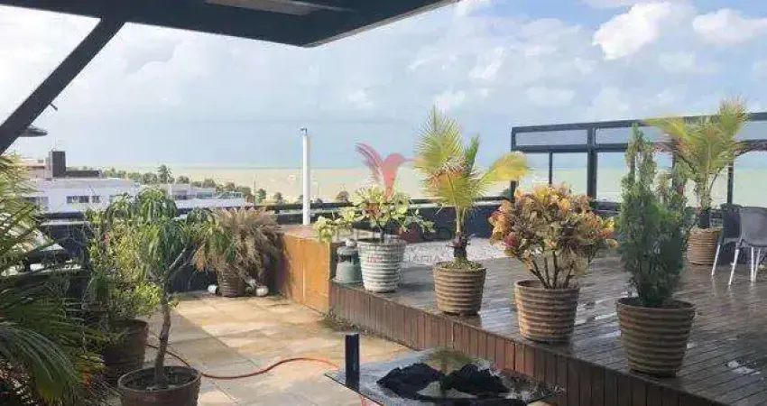 Cobertura de 2 Pisos com 455 mts2 , 4 Suites,na Praia de Cabo Branco, João Pessoa