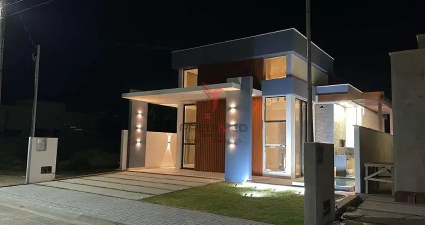 Casa pronta para morar com piscina,.churrasqueira no Condomínio Sunville! Em João Pessoa