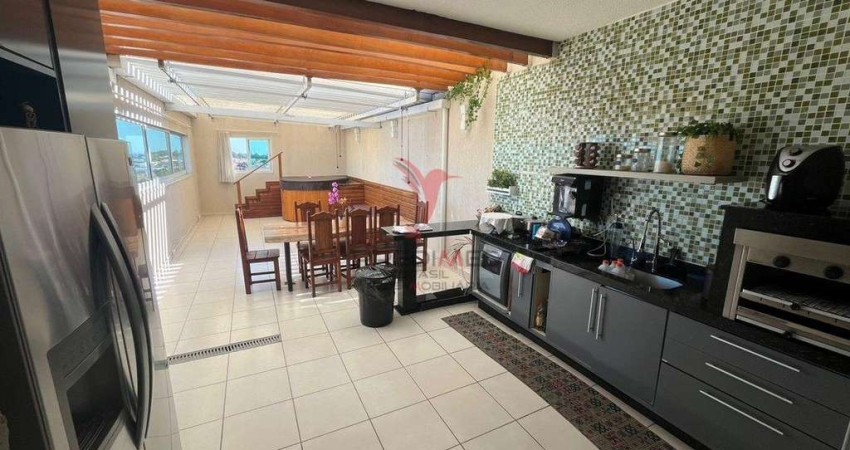 Magnífica Cobertura duplex em Rancho Fundo,ITÚ,com 3 Quartos , 4 Vagas, vista indevassável