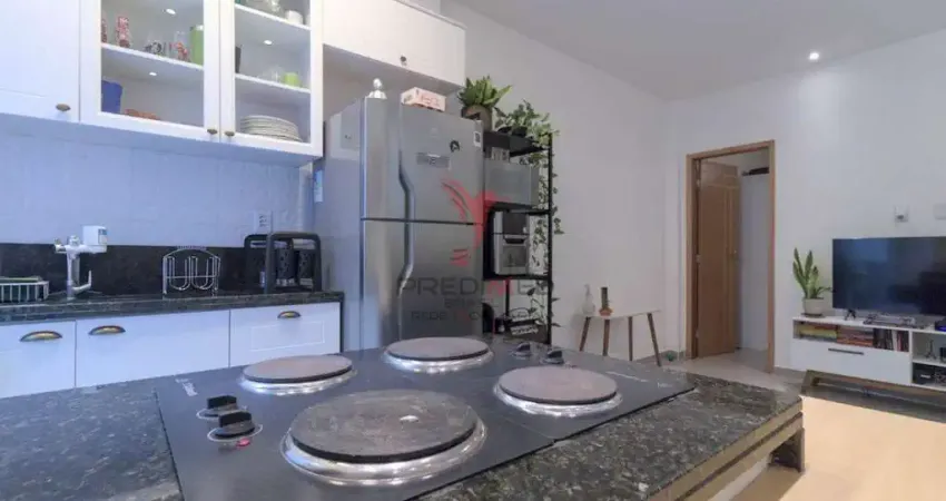 Botafogo 2 quartos mobiliado reformado piso porcelanato condomínio R$180,00