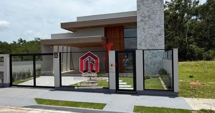 Linda casa moderna com 3 suítes e área gourmet – são josé/sc - brasil