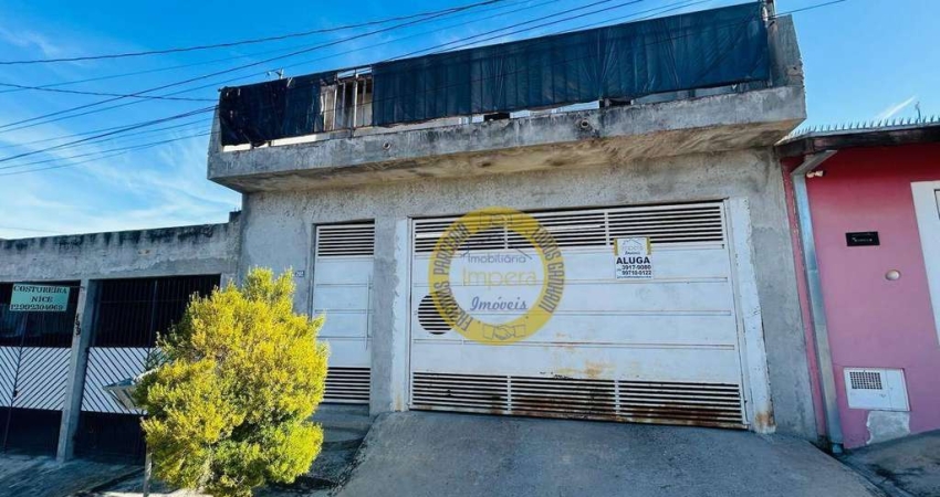 Sobrado com 3 dormitórios para alugar, 100 m² por R$ 1.519,94/mês - Vila Monterrey - São José dos Campos/SP