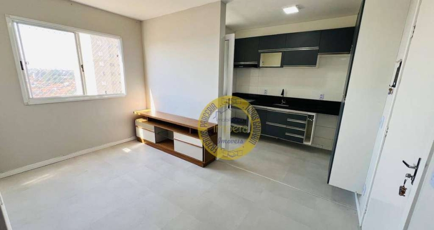 Apartamento Ed Fatto Acqua com 2 dormitórios para alugar, 45 m² por R$ 2.316/mês - Jardim Ismênia - São José dos Campos/SP