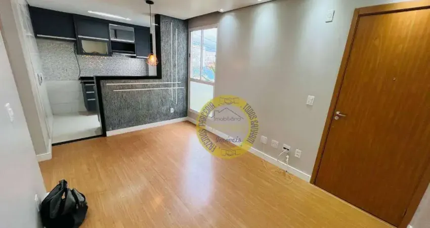 Apartamento com 2 dormitórios à venda, 43 m² por r$ 239.000,00 - residencial frei galvão - são josé dos campos/sp