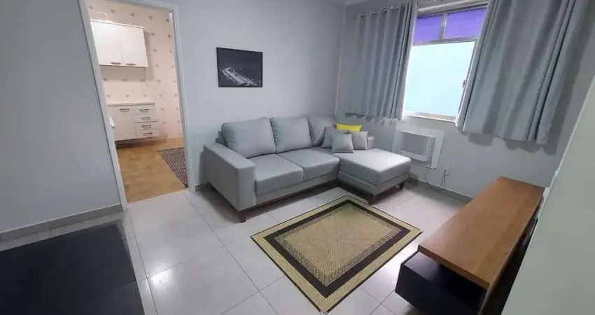 Apartamento para locação em santos, gonzaga, 1 dormitório, 2 banheiros, 1 vaga