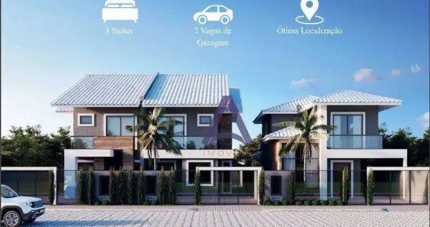 Casa com 3 dormitórios à venda, 184 m² por R$ 1.850.000,00 - Lagoa da Conceição - Florianópolis/SC
