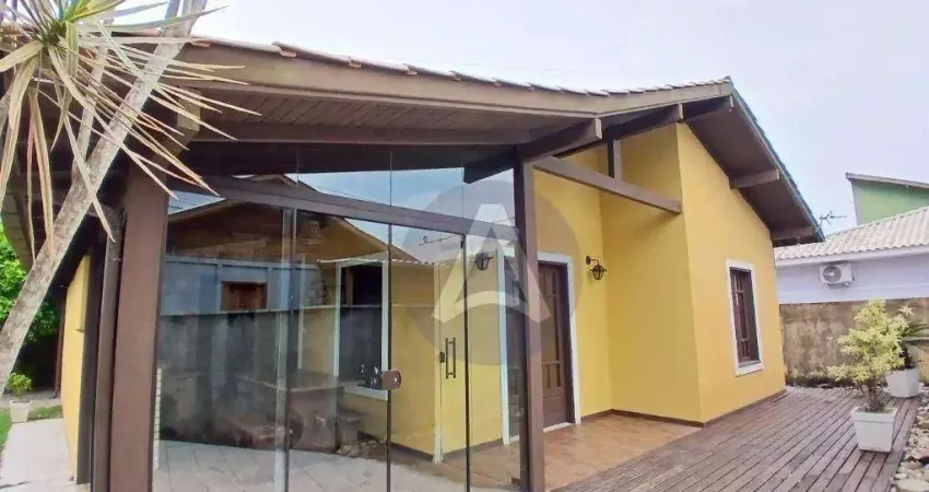 Casa com 2 dormitórios para alugar, 80 m² por r$ 4.630,00/mês - campeche - florianópolis/sc